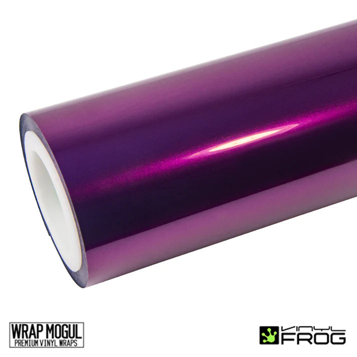 Vinyl Frog Glossy Metallic Grape Purple Vinyl Wrap | GMP07_PET|