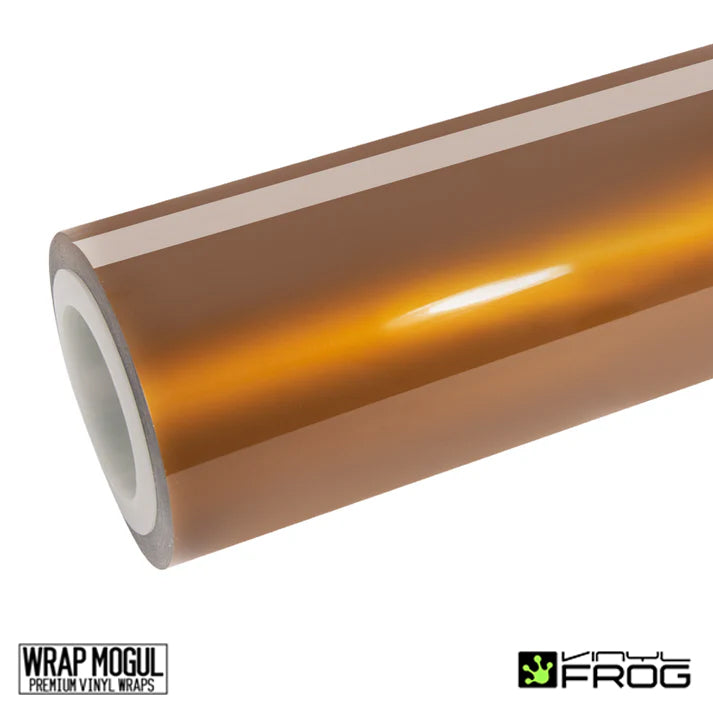 Vinyl Frog Glossy Metallic Champagne Gold Vinyl Wrap | GMP63_PET