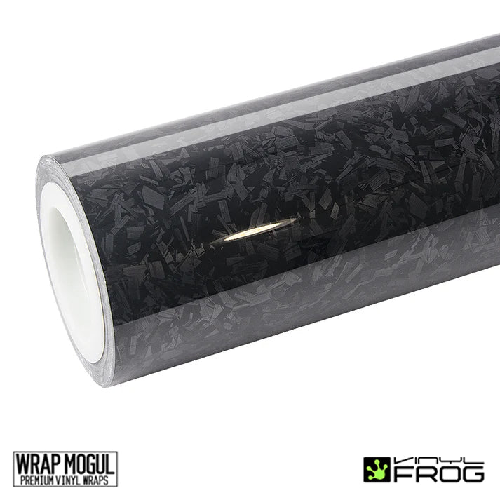 Vinyl Frog Black Forged Carbon Fiber Vinyl Wrap | FCF01