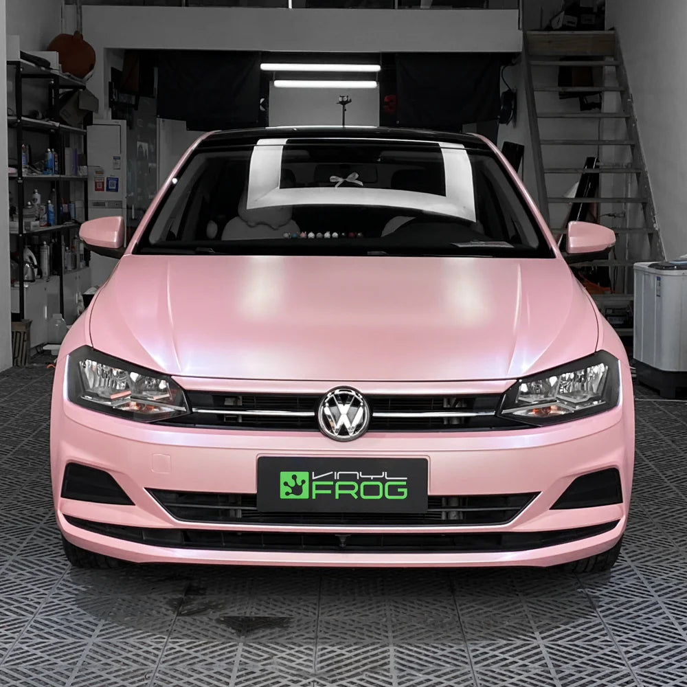 Vinyl Frog Matte Metallic Pearl Baby Pink Vinvl Wrap | SMP14