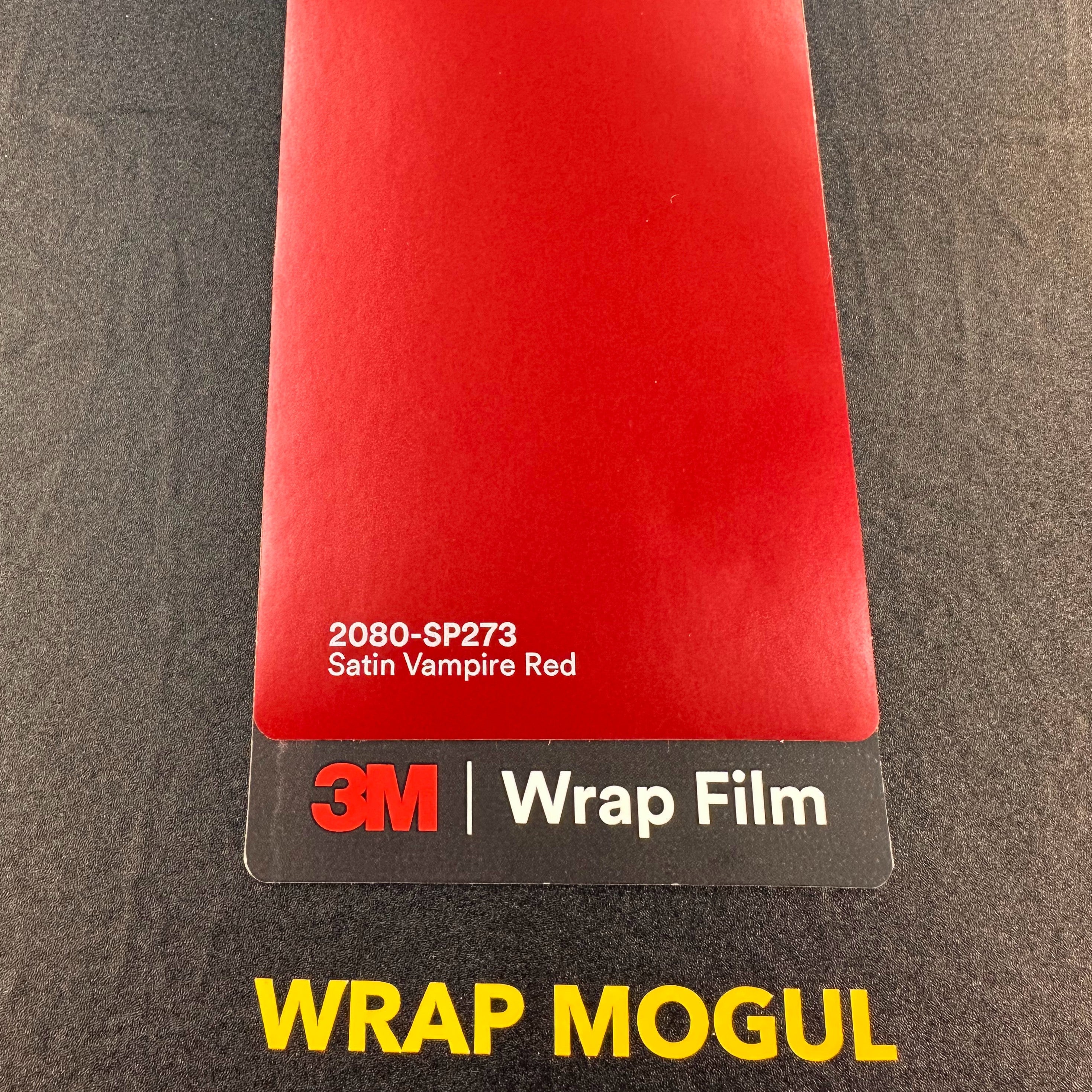 3M 2080 Satin Vampire Red Vinyl Wrap | SP273