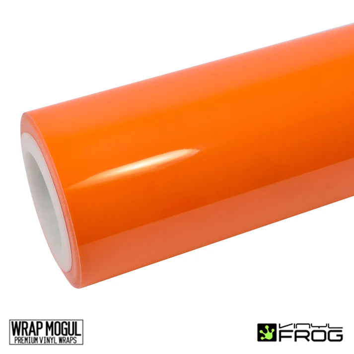 Vinyl Frog High Glossy Orange Vinyl Wrap | SGP20_PET