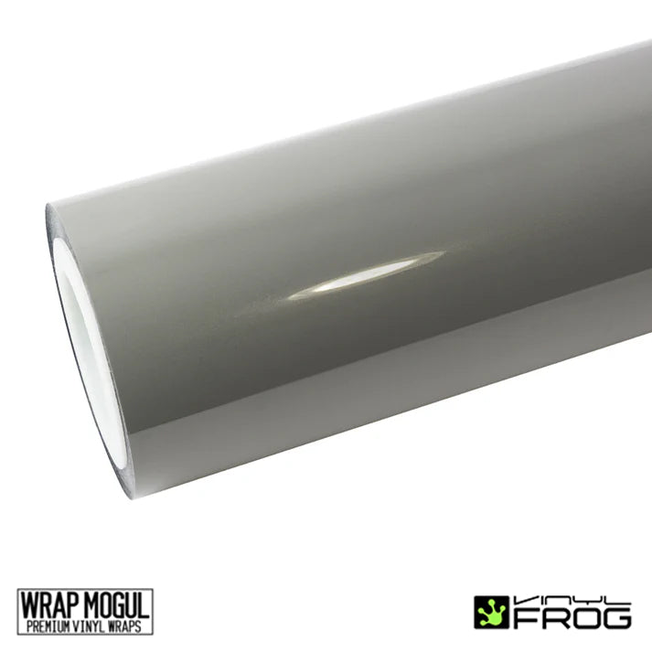 Vinyl Frog Glossy Metallic Emerald Gray Vinyl Wrap | GMP88_PET