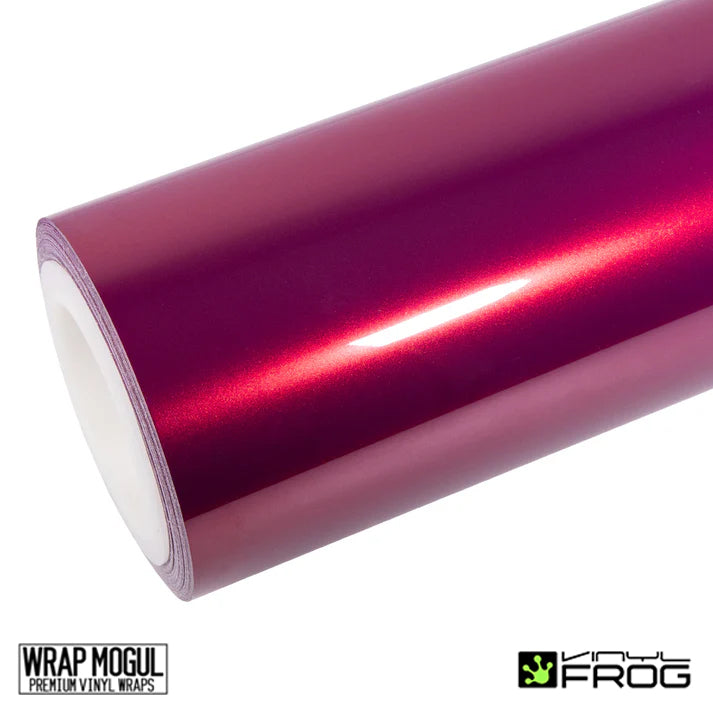 Vinyl Frog Glossy Metallic Rich Maroon Vinvl Wrap | : GMP97_PET