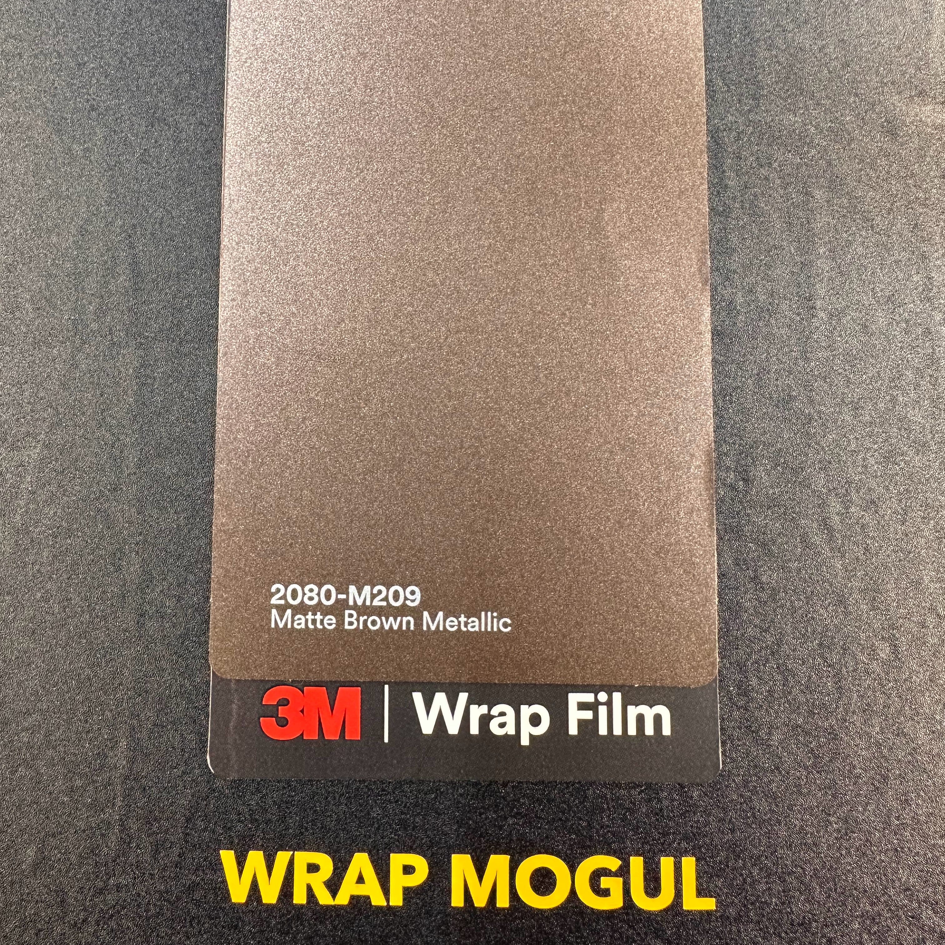 3M 2080 Matte Brown Metallic Vinyl Wrap | M209