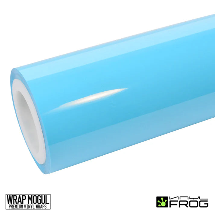 Vinyl Frog High Glossy Sky Blue Vinyl Wrap | SGP13_PET