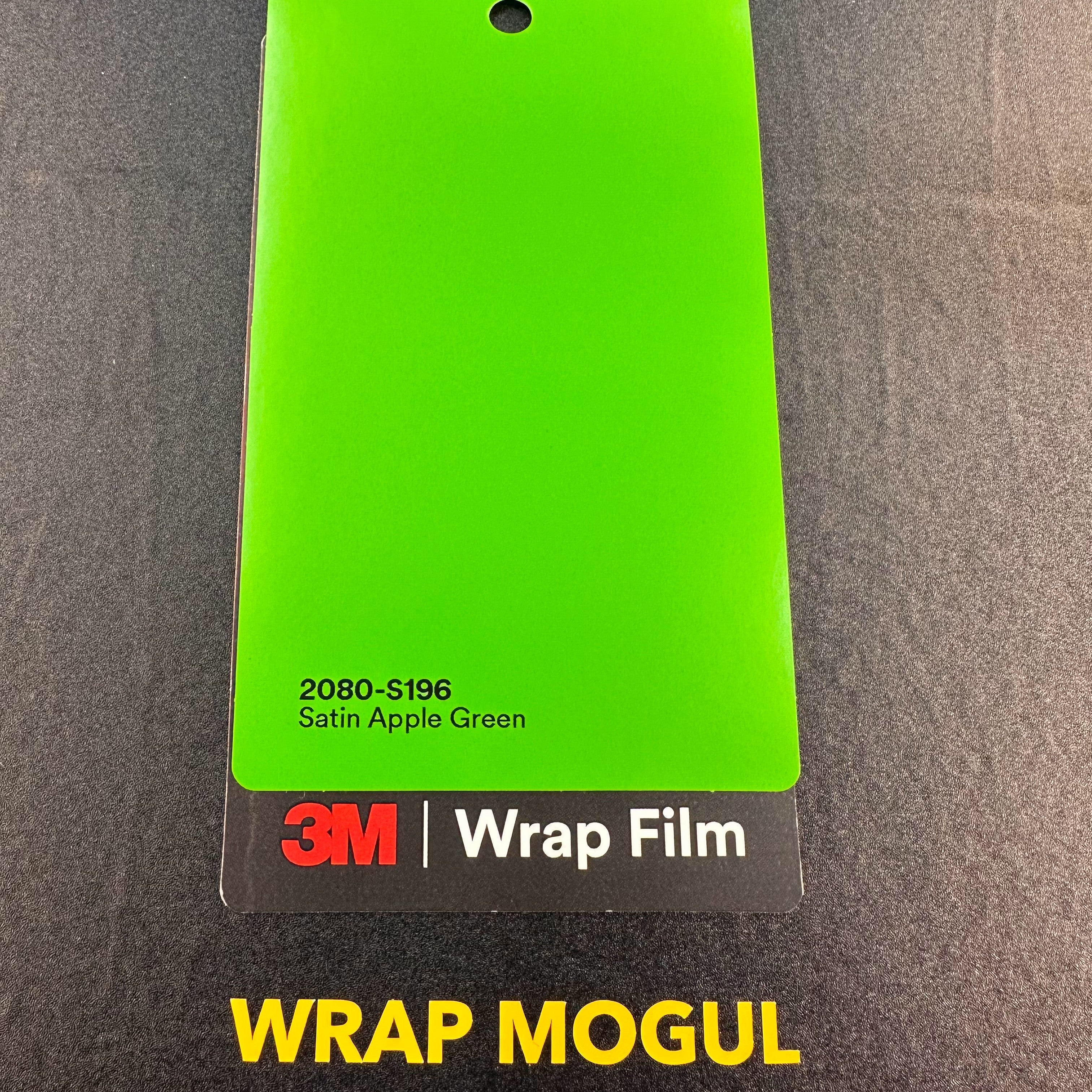 3M 2080 Satin Apple Green Vinyl Wrap | S196