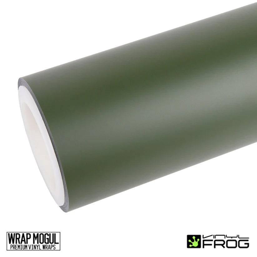 Vinyl Frog Matte Millitary Green Colored Paint Protection Film | UM03