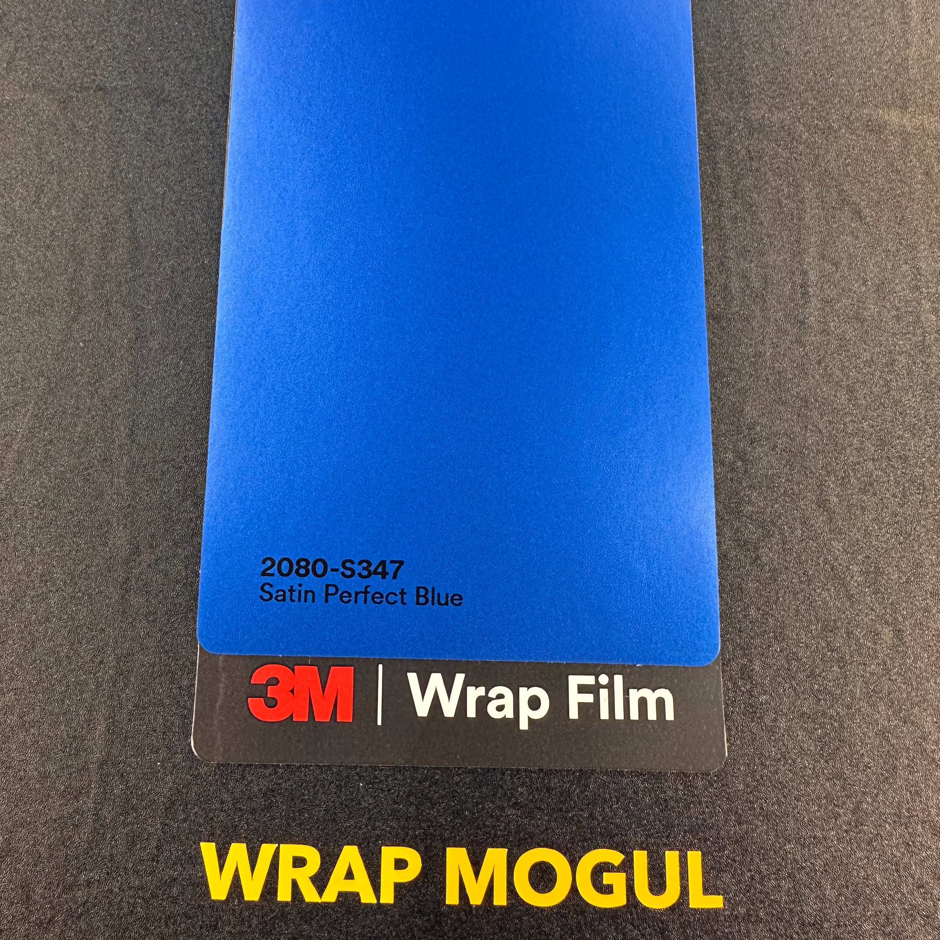 3M 2080 Satin Perfect Blue Vinyl Wrap | S347