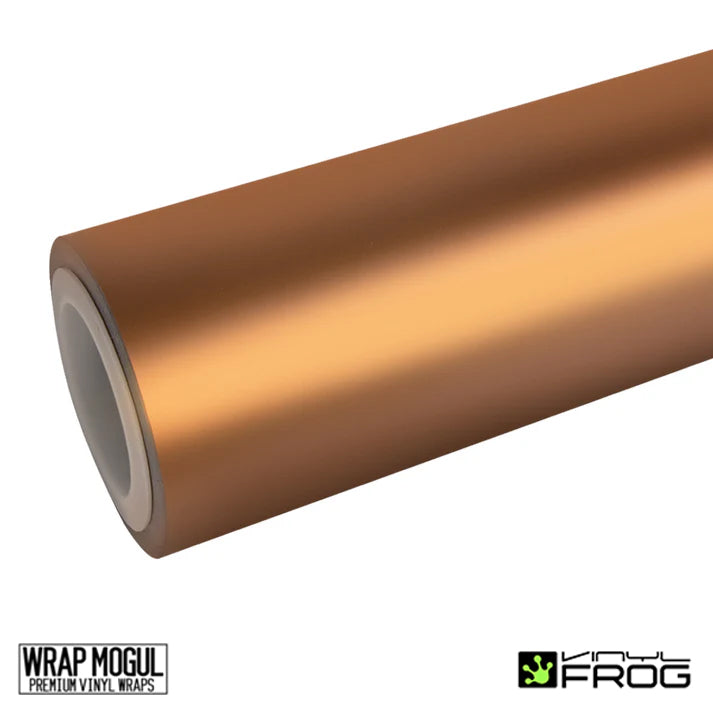 Vinyl Frog Satin Chrome Silk Copper Vinyl Wrap | MP26_PET