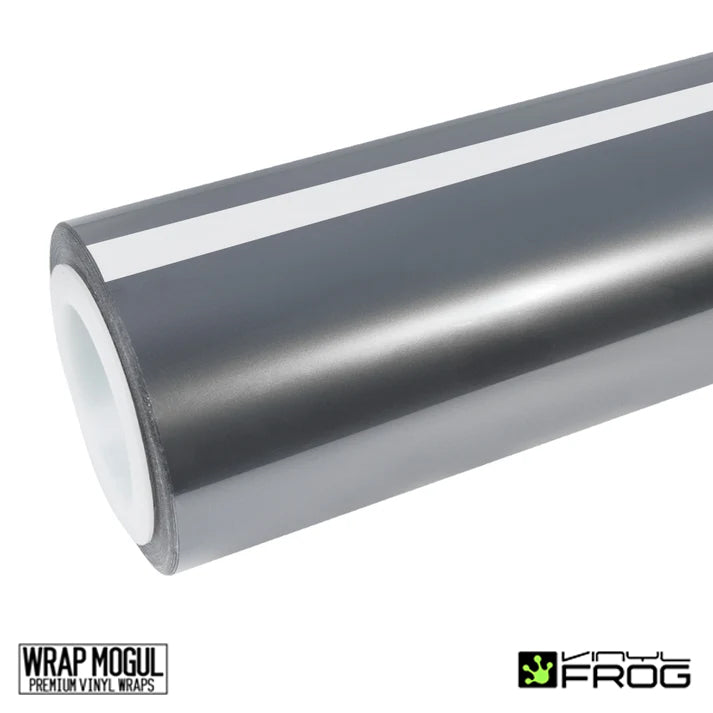 Vinyl Frog Glossy Metallic Cadet Gray Vinyl Wrap | GMP68_PET-3m