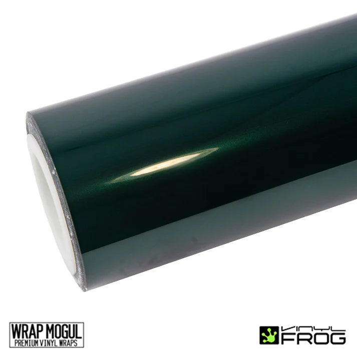 Vinyl Frog Glossy Metallic Deep Jungle Green Vinyl Wrap | GMP93_PET