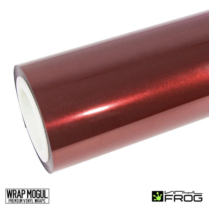 Vinyl Frog Glossy Metallic Cherry Red Vinyl Wrap | GMP11_PET