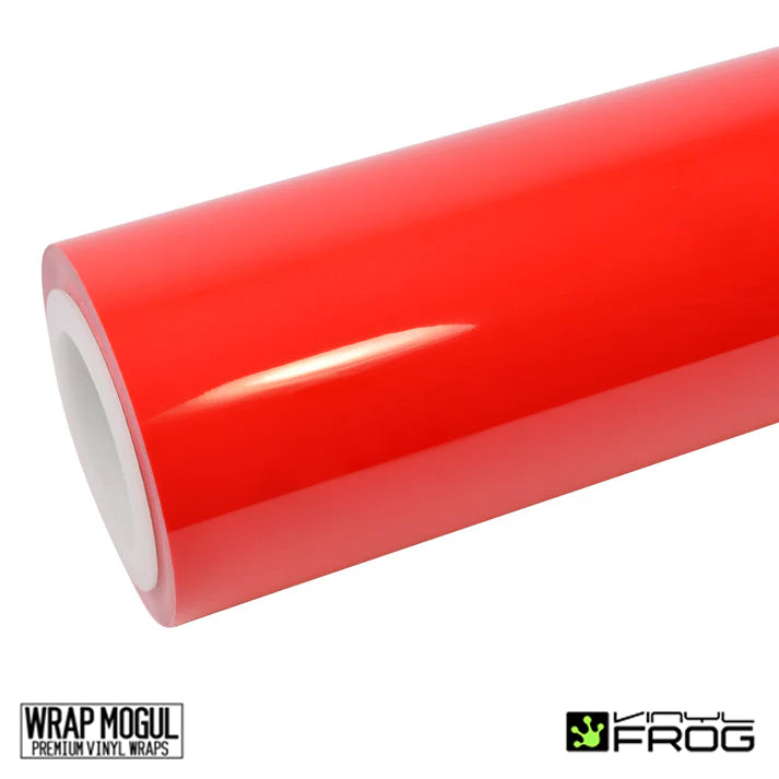 Vinyl Frog High Glossy Ferrari Red Vinyl Wrap | SGP09_PET