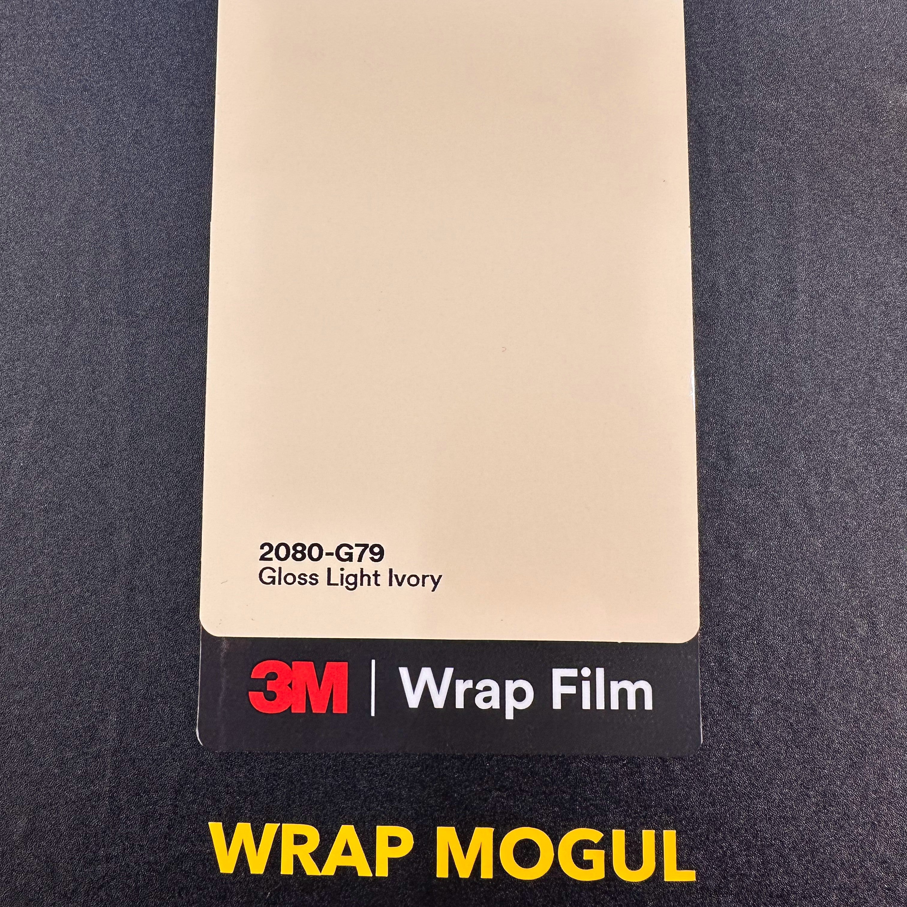 3M 2080 Gloss Light Ivory Vinyl Wrap | G79