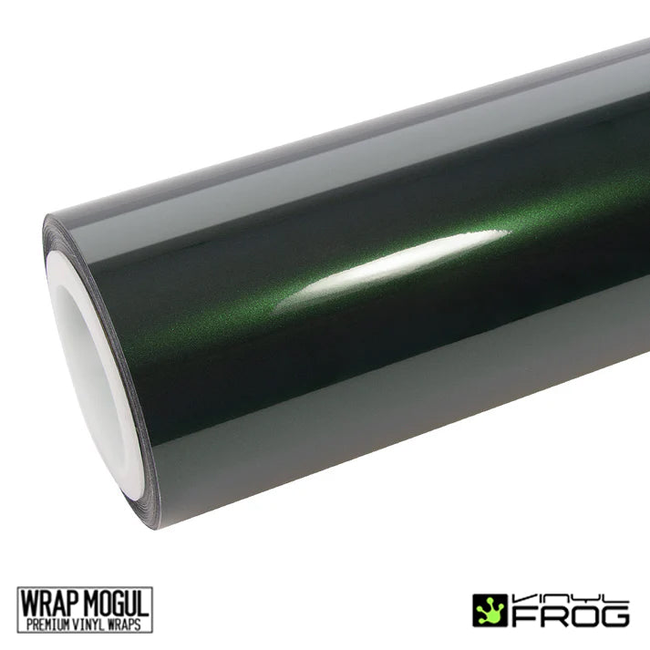 Vinyl Frog Glossy Metallic Gotland Green Vinyl Wrap | GMP27_PET