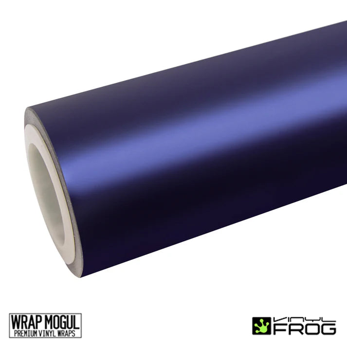 Vinyl Frog Satin Chrome Saint Patrick Blue Vinyl Wrap | MP15_PET