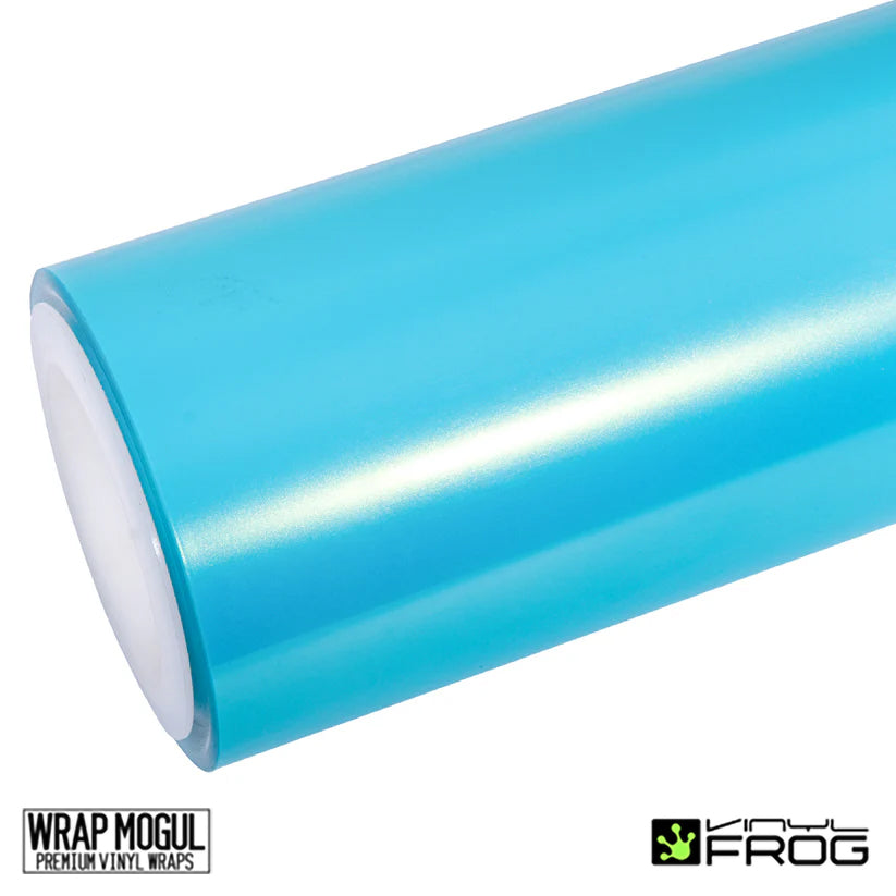 Vinyl Frog  Neon Ice Blue Colored Paint Protection Film | UCM06