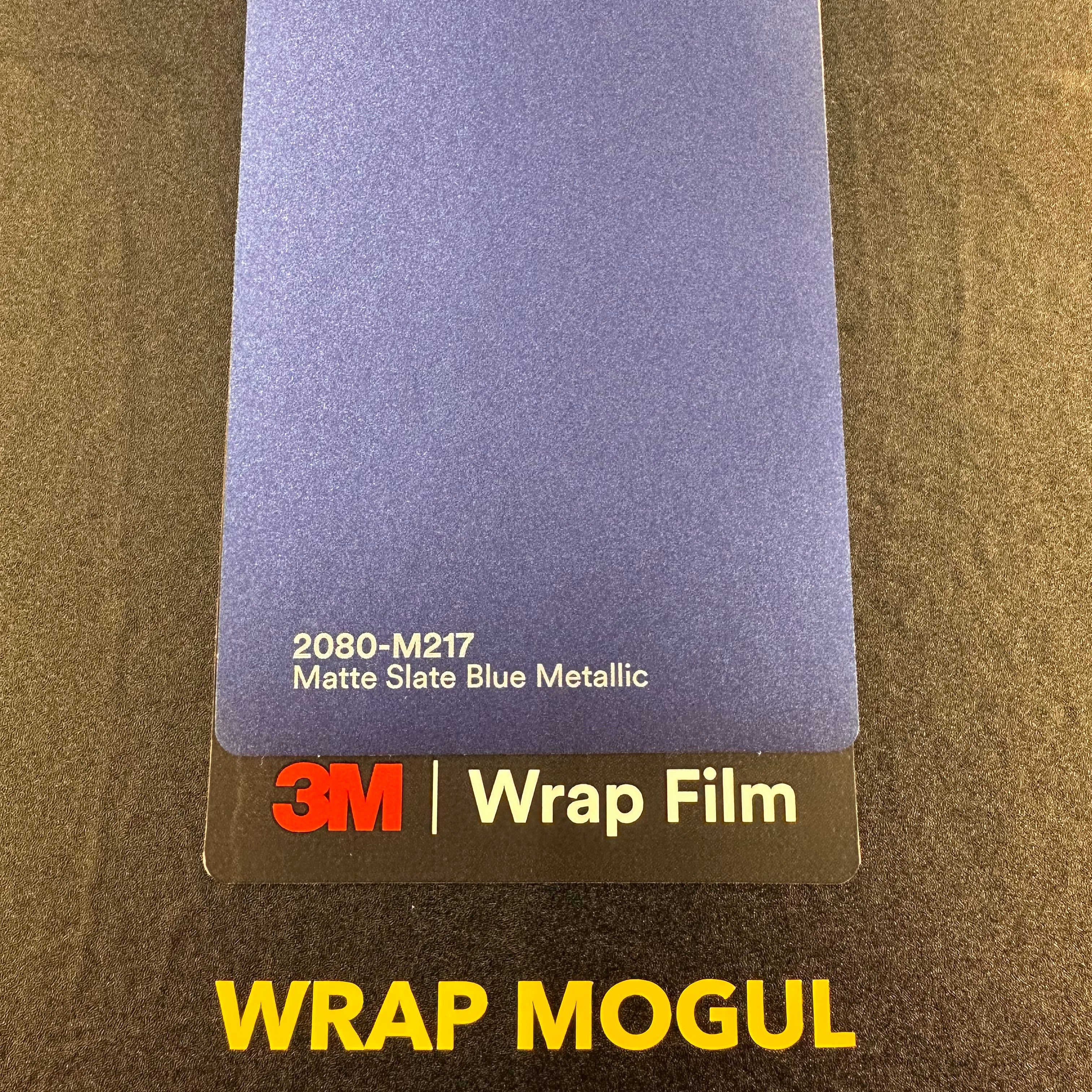 3M 2080 Matte Slate Blue Metallic Vinyl Wrap | M217