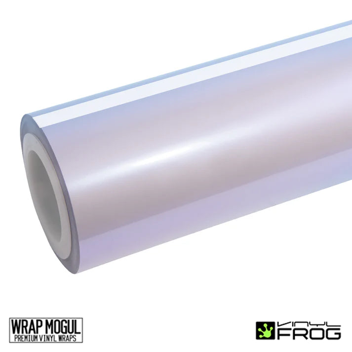 Vinyl Frog Candy Metallic Silver Gray Blue Vinyl Wrap | CMP15_PET