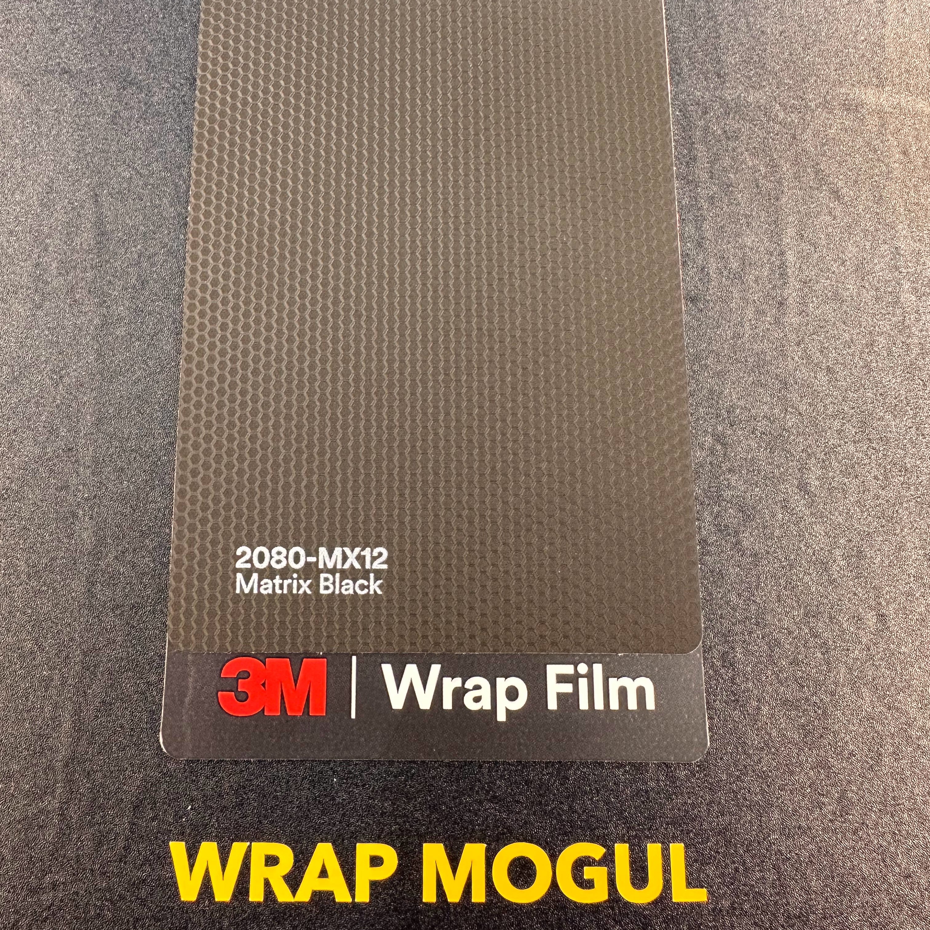 3M 2080 Matrix Black Textured Vinyl Wrap | MX12