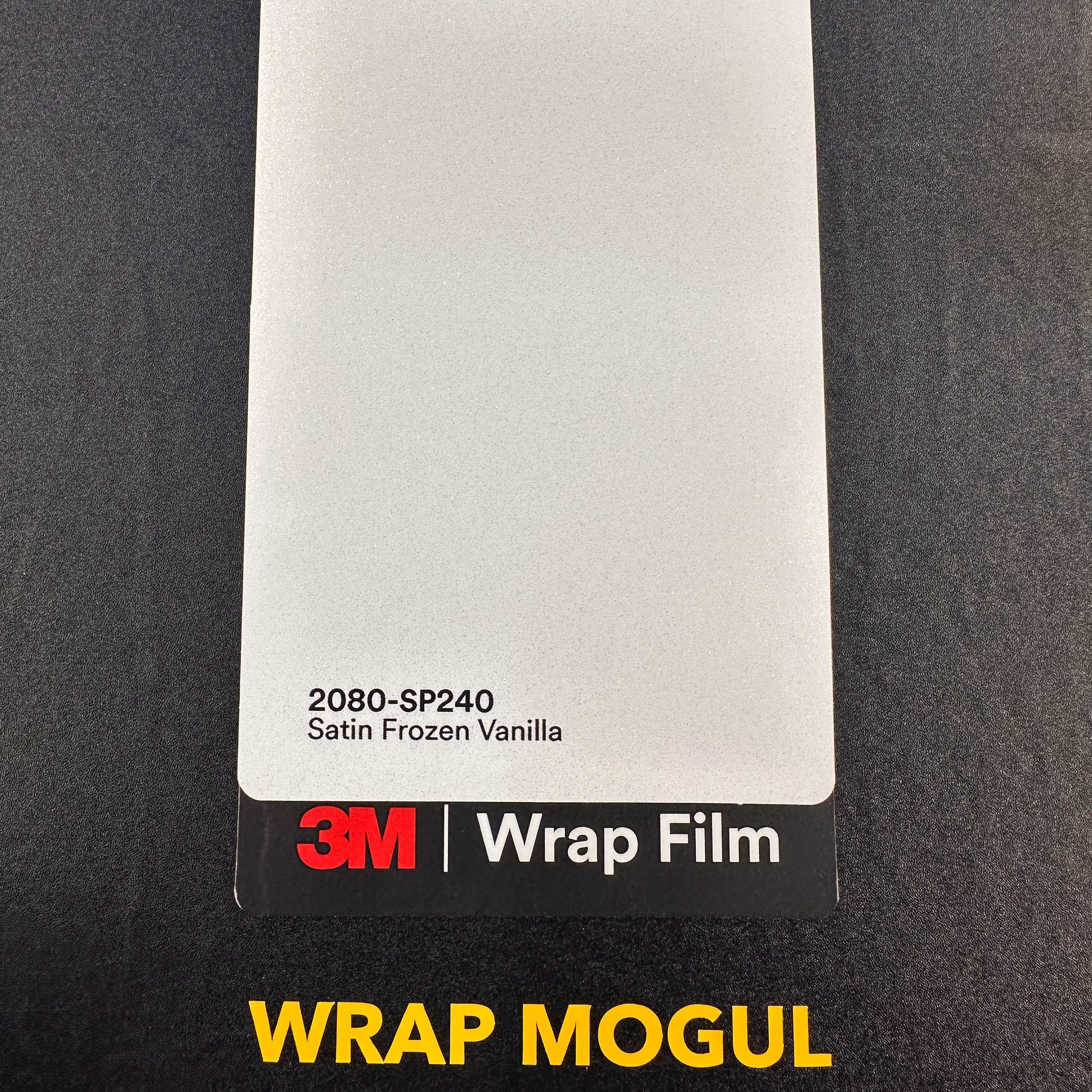 3M 2080 Satin Frozen Vanilla Vinyl Wrap | SP240