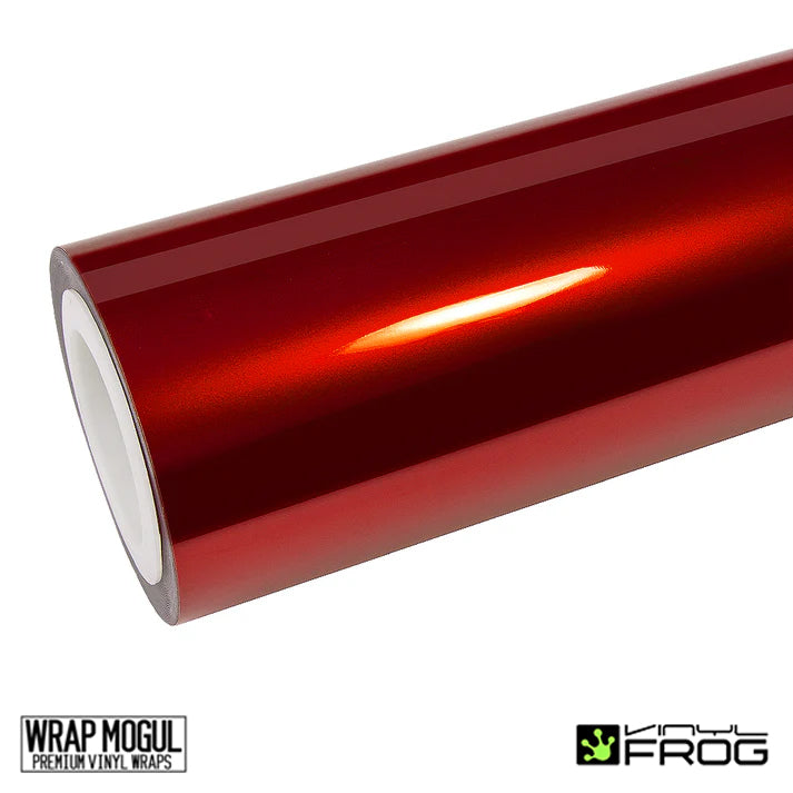 Vinyl Frog Glossy Metallic Vampire Red Vinyl Wrap | GMP23_PET