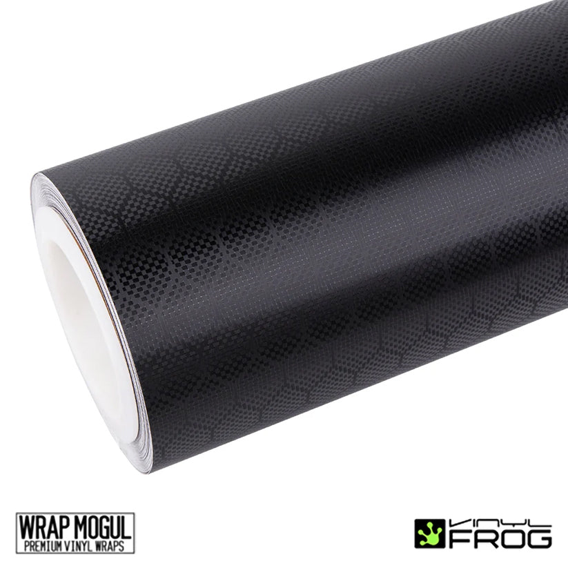 Vinyl Frog Hexa Black Carbon Fiber Vinyl Wrap | HCF01