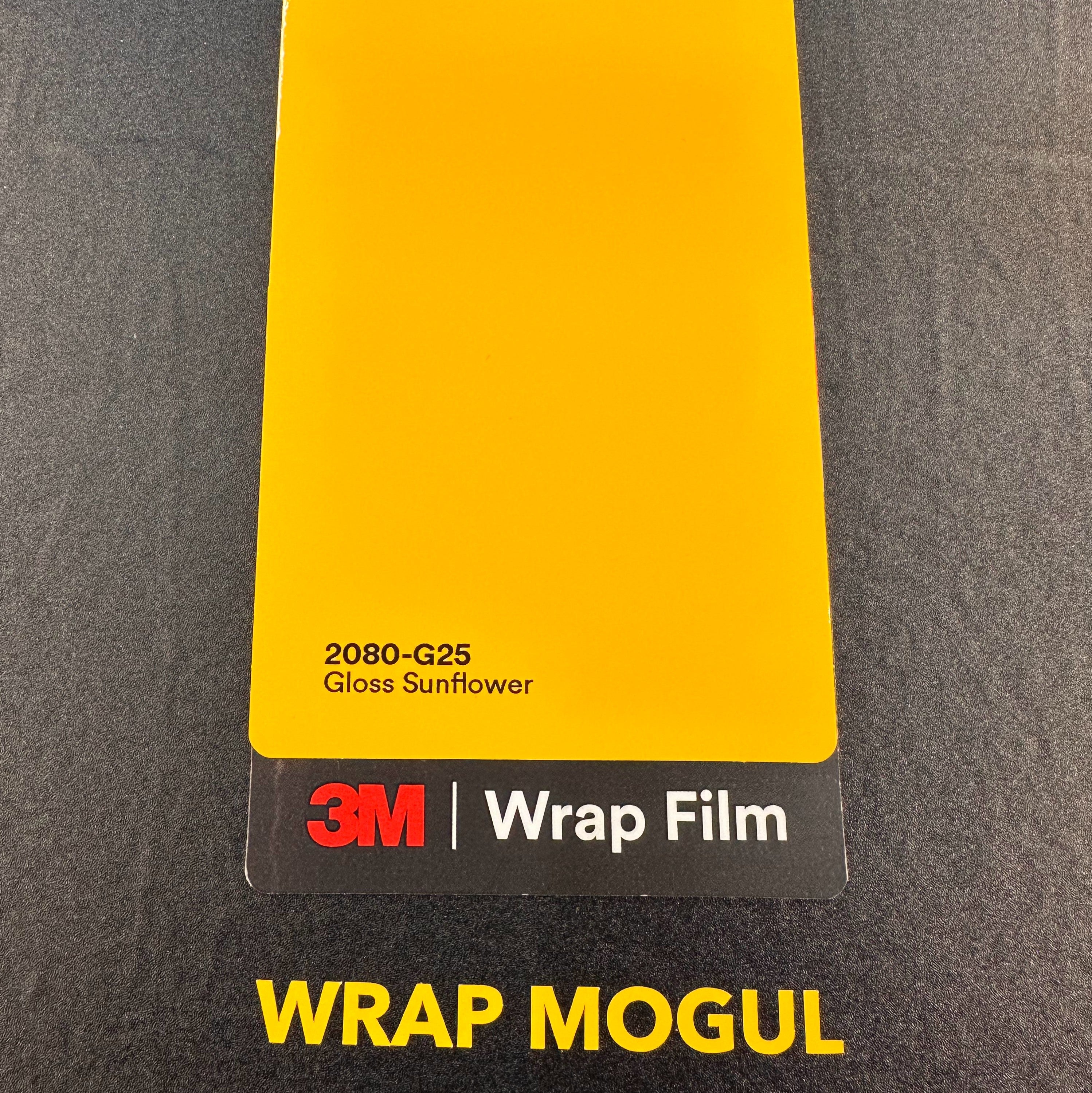 3M 2080 Gloss Sunflower Vinyl Wrap | G25