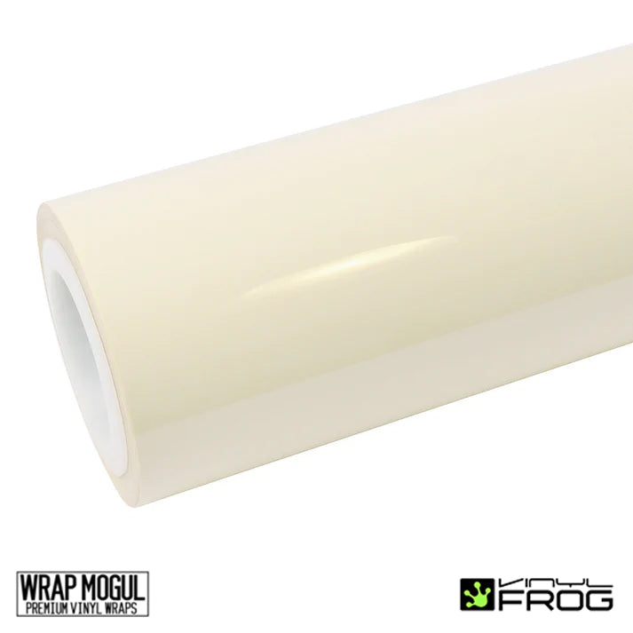 Vinyl Frog Super Glossy Ivory White Vinyl Wrap | SGP33_PET