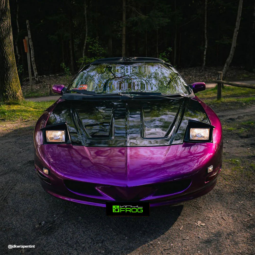 Vinyl Frog Glossy Metallic Grape Purple Vinyl Wrap | GMP07_PET|