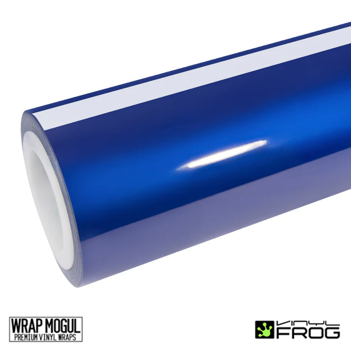 Vinyl Frog Glossy Metallic Pearl Blue Vinyl Wrap | GMP57_PET