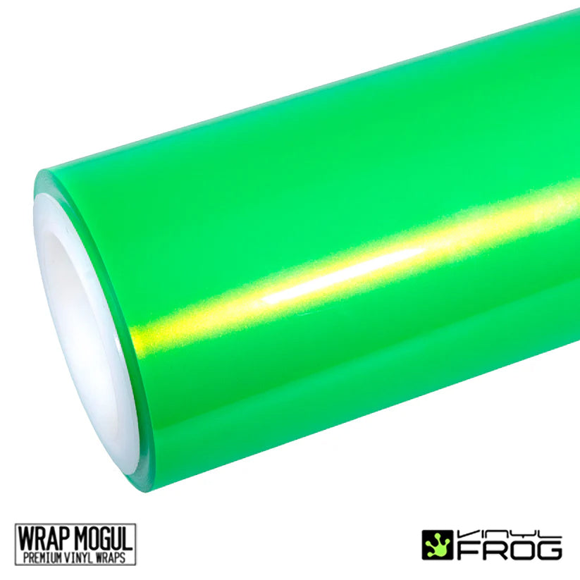 Vinyl Frog  Neon Green Colored Paint Protection Film | UCMO2