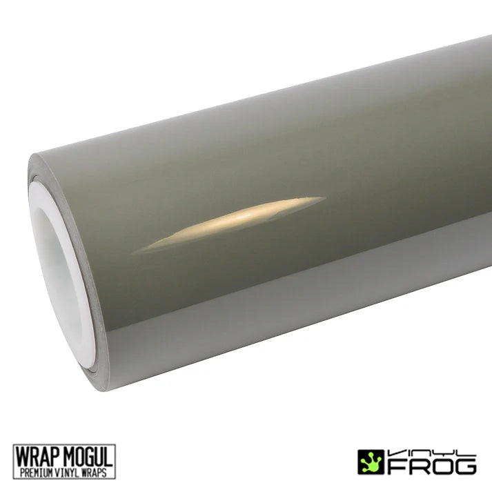 Vinyl Frog Super Glossy Khaki Green Vinyl Wrap | SGP24_PET