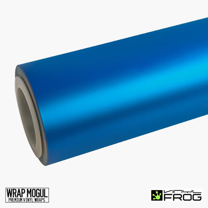 Vinyl Frog Satin Chrome Silk Azure Vinyl Wrap | MP13/PET-1ml