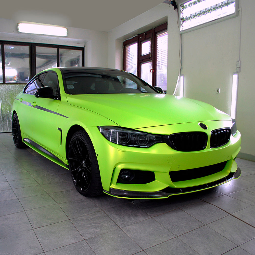 Teckwrap Satin Metalic Lawn Green Vinyl Wrap | SMT14 – Wrap Mogul