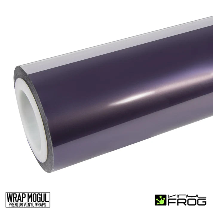 Vinyl Frog Glossy Metallic Violet Gray Vinyl Wrap | GMP66_PET