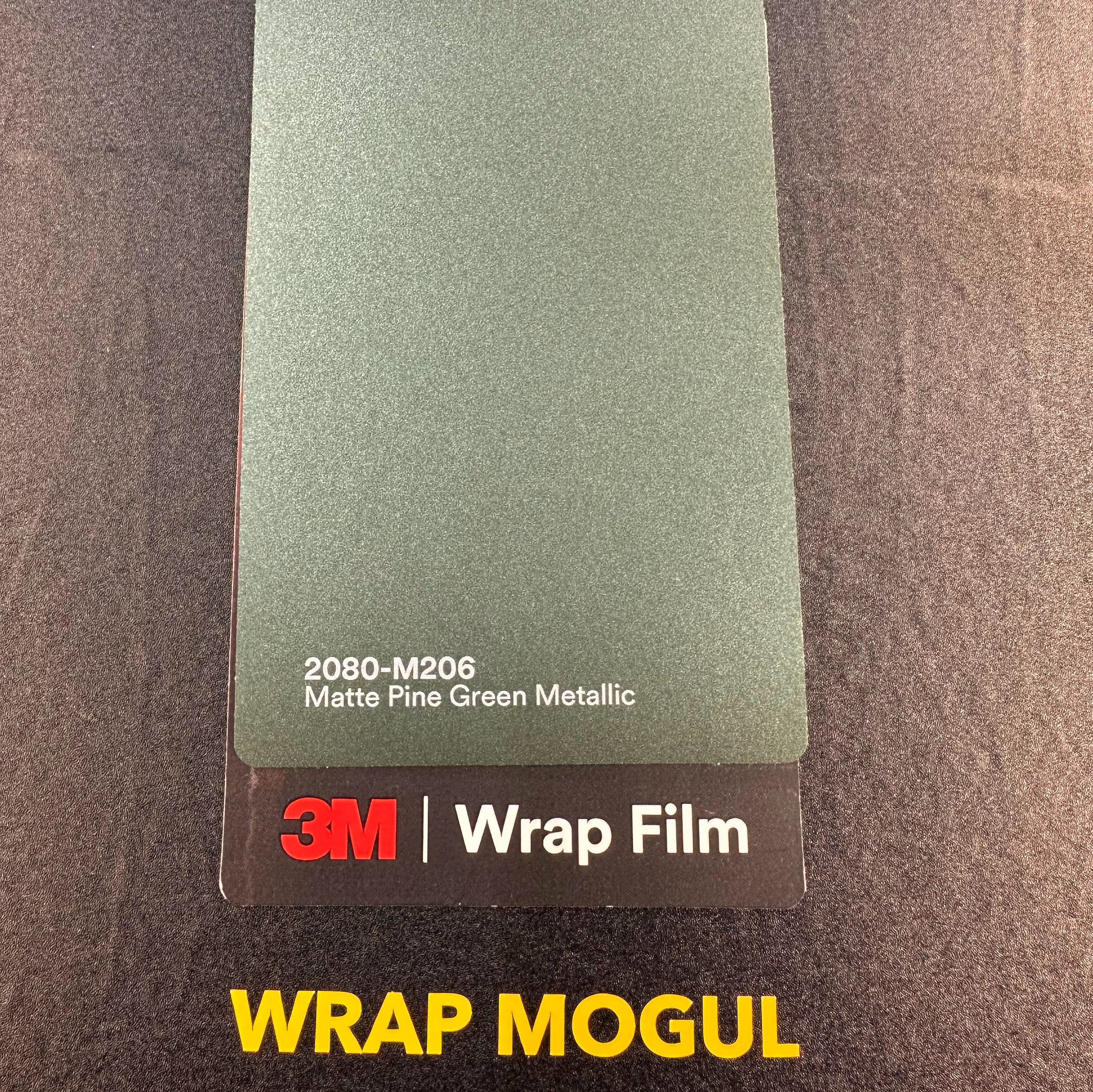 3M 2080 Matte Pine Green Metallic Vinyl Wrap | M206