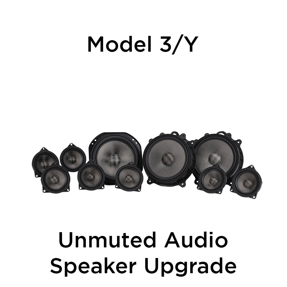 Tesla Model 3/Y Unmuted Audio Speaker Upgrade System