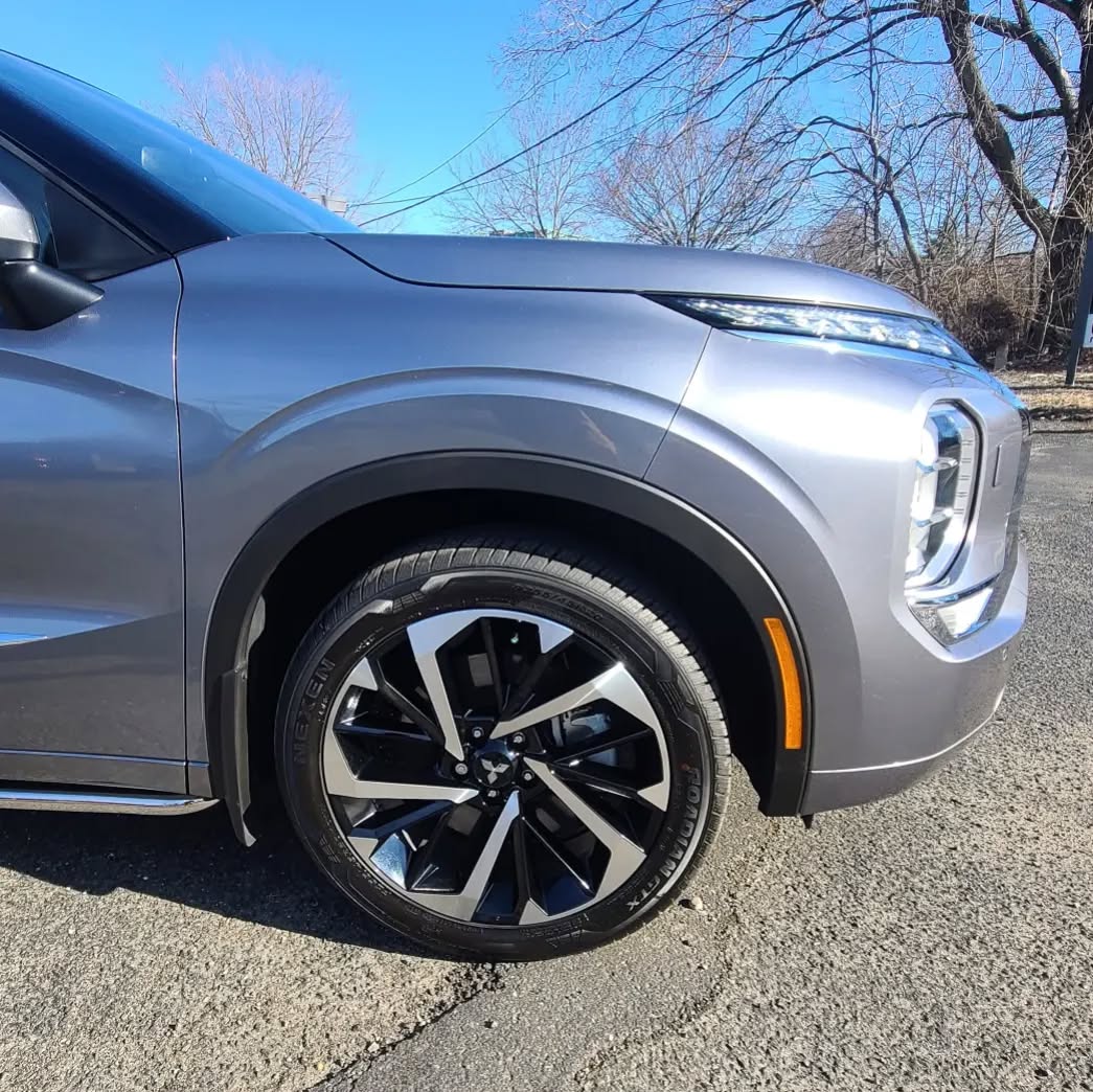 Mitsubishi Outlander featuring a full front PPF paint protection film installation by Wrap Mogul in New Jersey