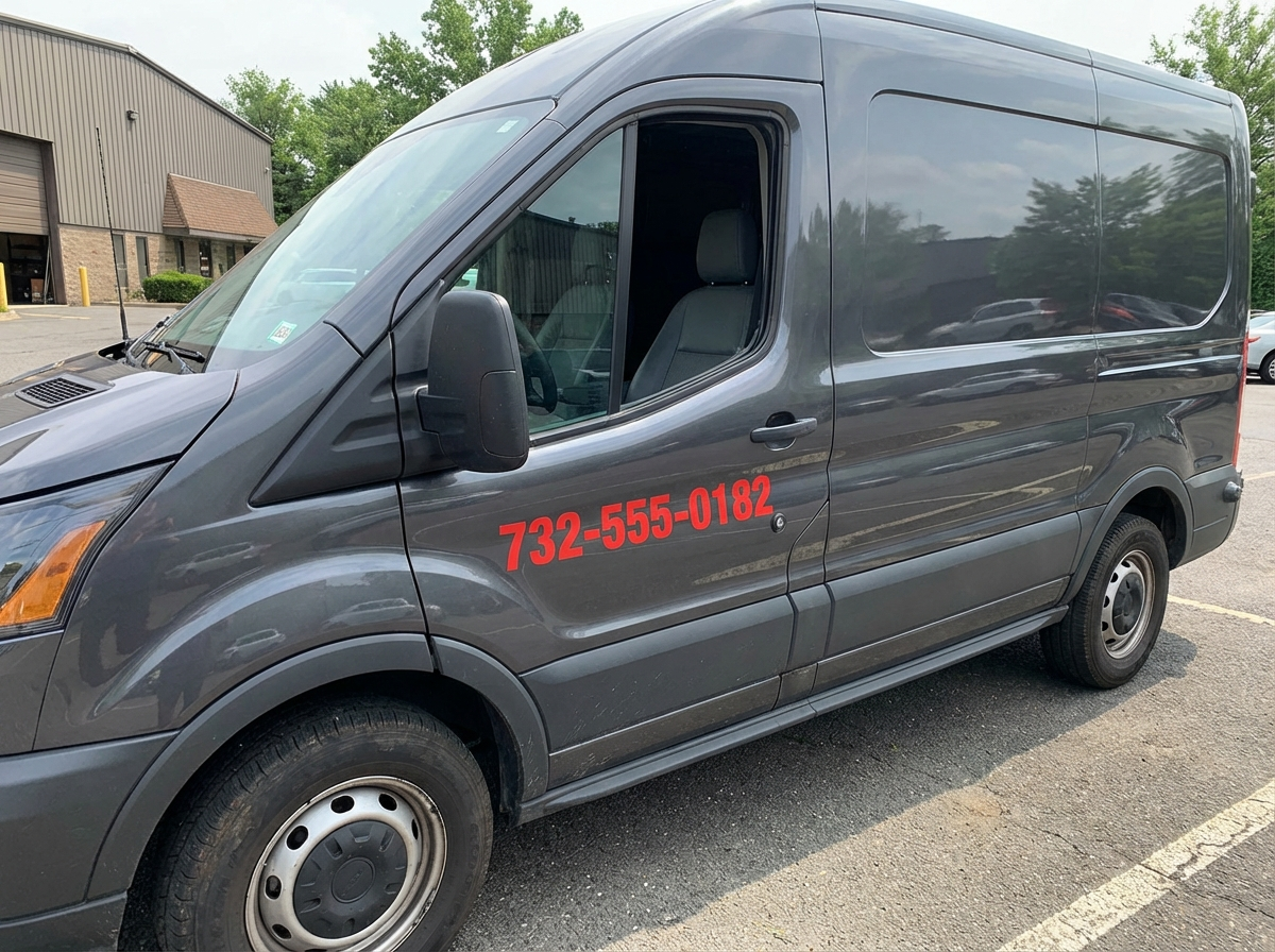 Company Phone Number Decal