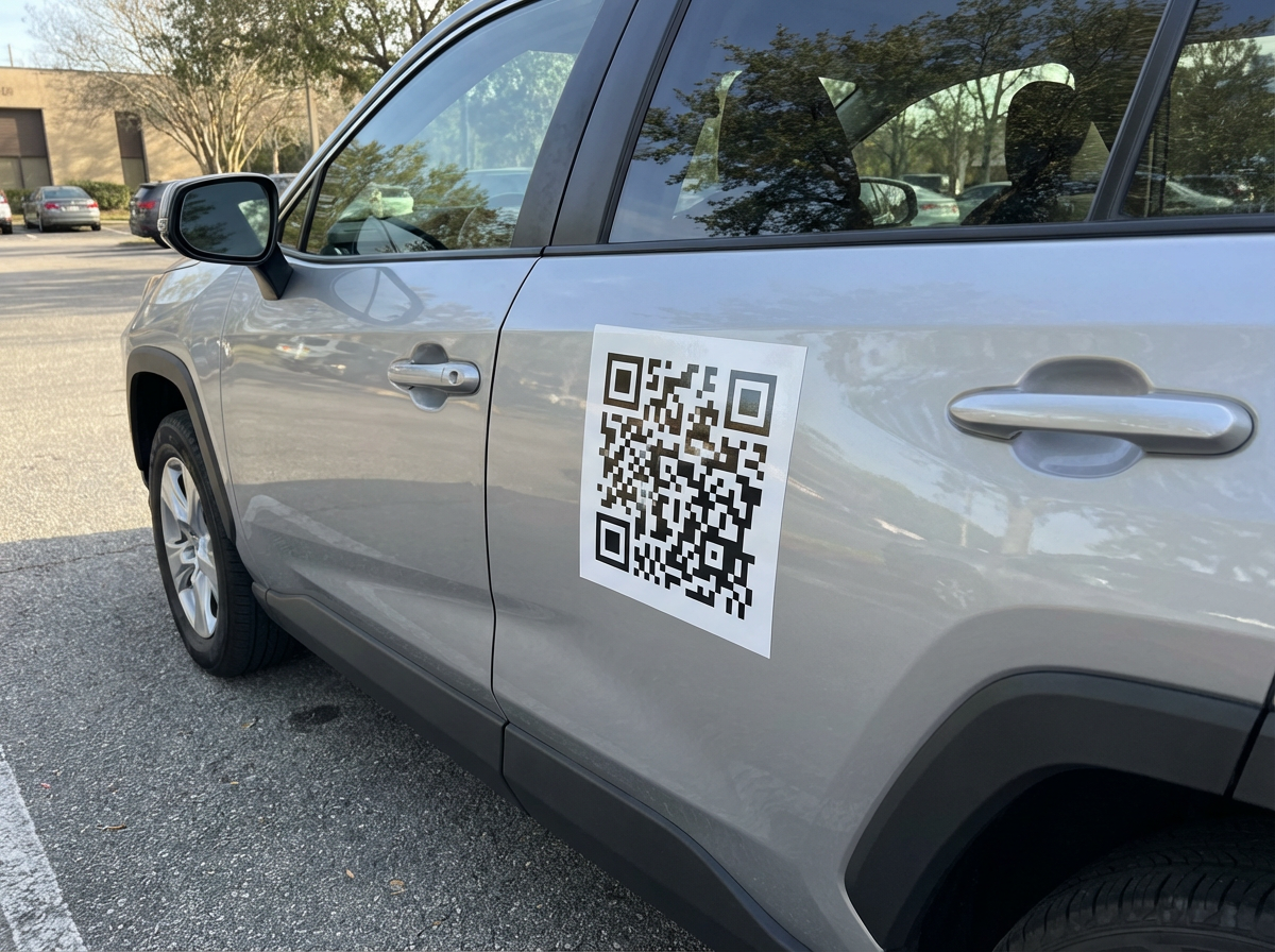 Company QR Code Decal