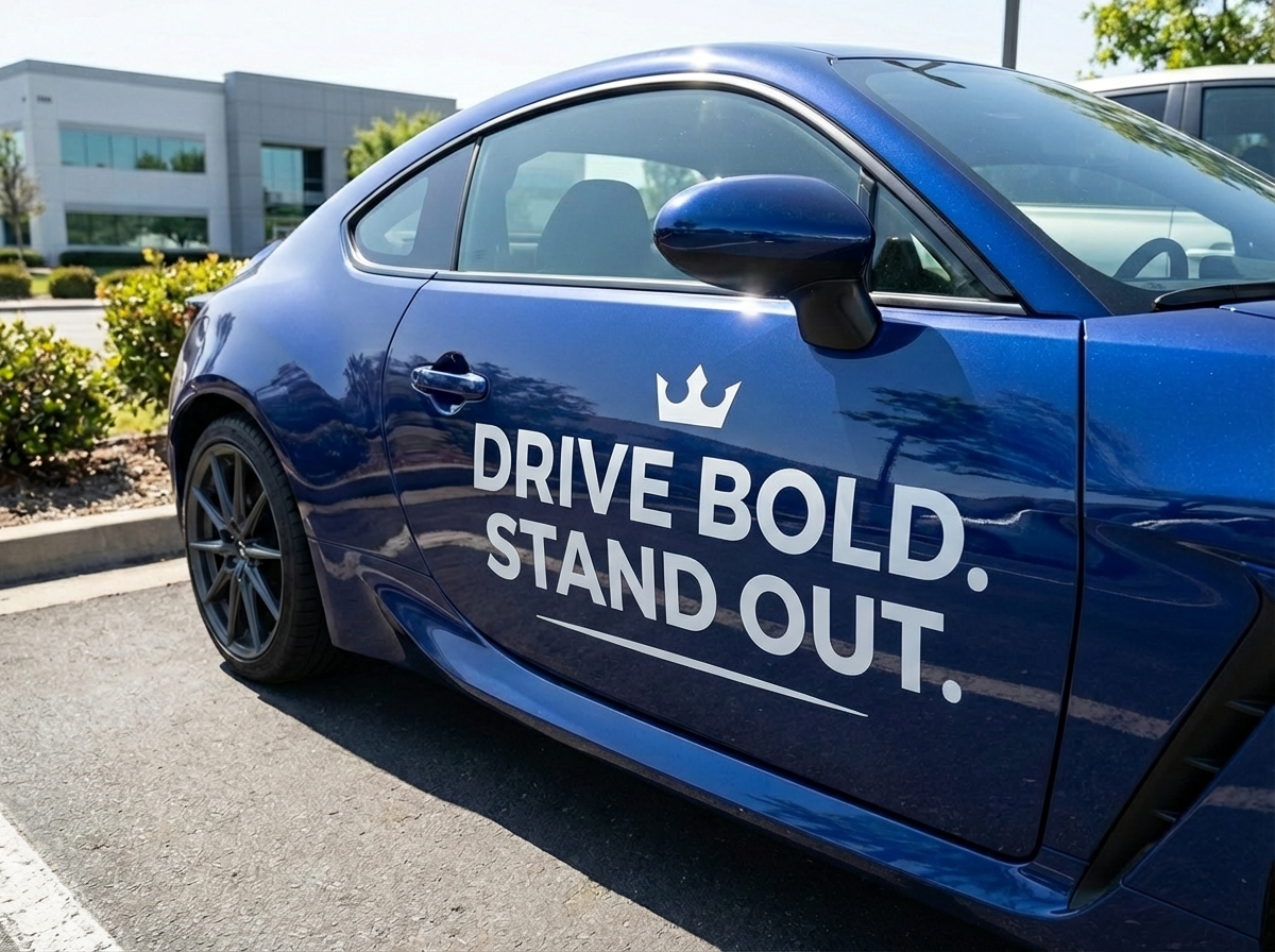 Company Tag Line Decal