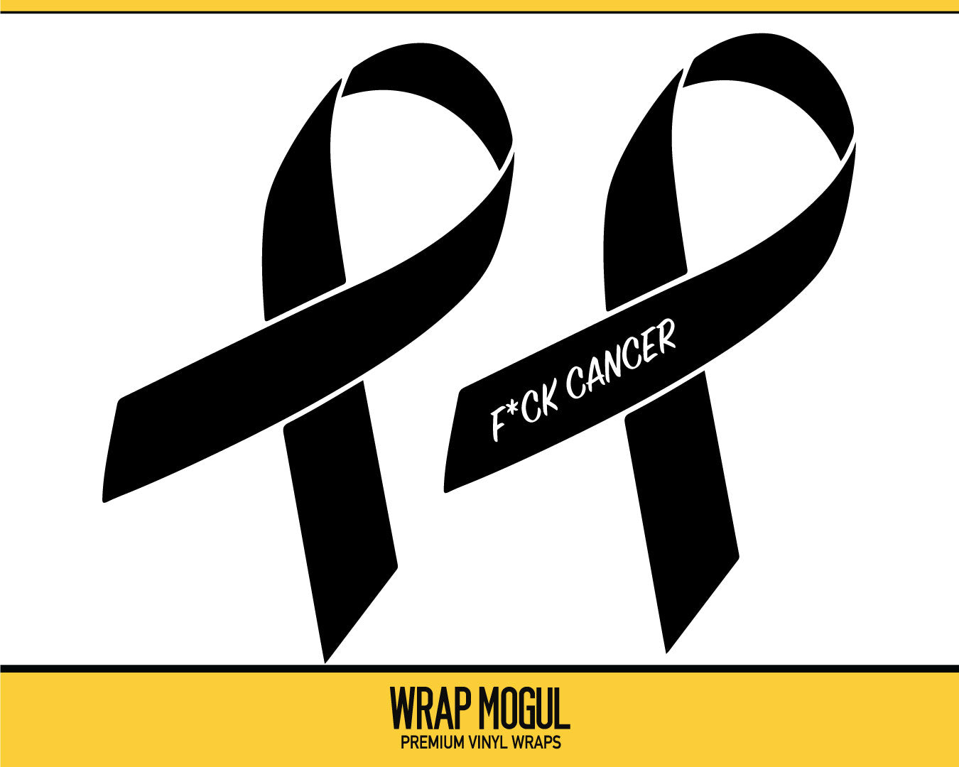 Cancer Awareness Ribbon Decal Kit