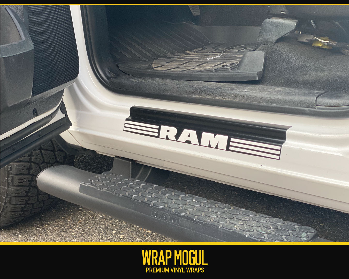 RAM 1500 Door Sill Decal x 4