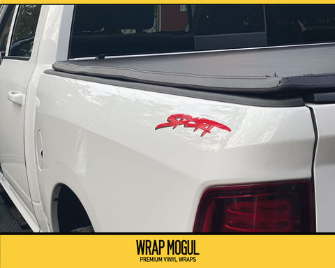 Sport Decal for Ram 1500 x 2